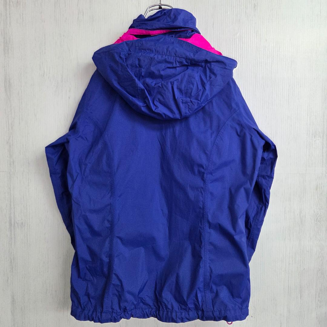 ノースフェイス レディース マウンテンパーカー XL 青 ピンク