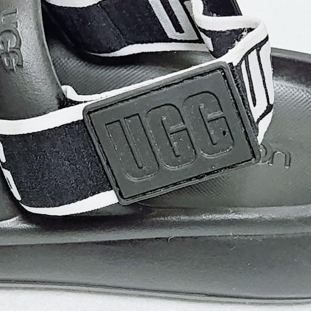 未使用♥ UGG アグ【22.0】サンダル ベルト付き レザー ブラック