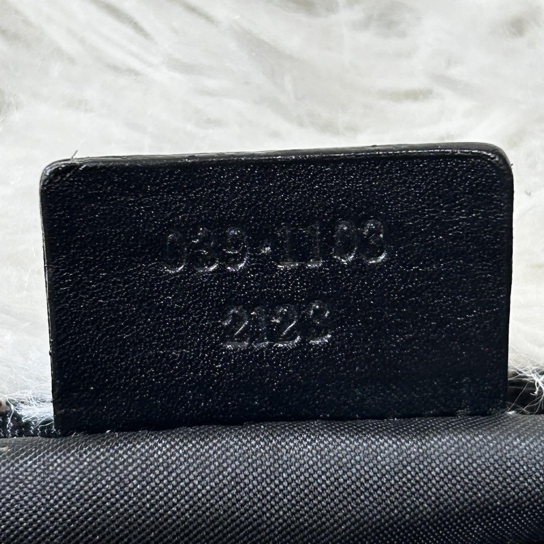◎美品◎GUCCI GGキャンバス アクセポーチ ブラック