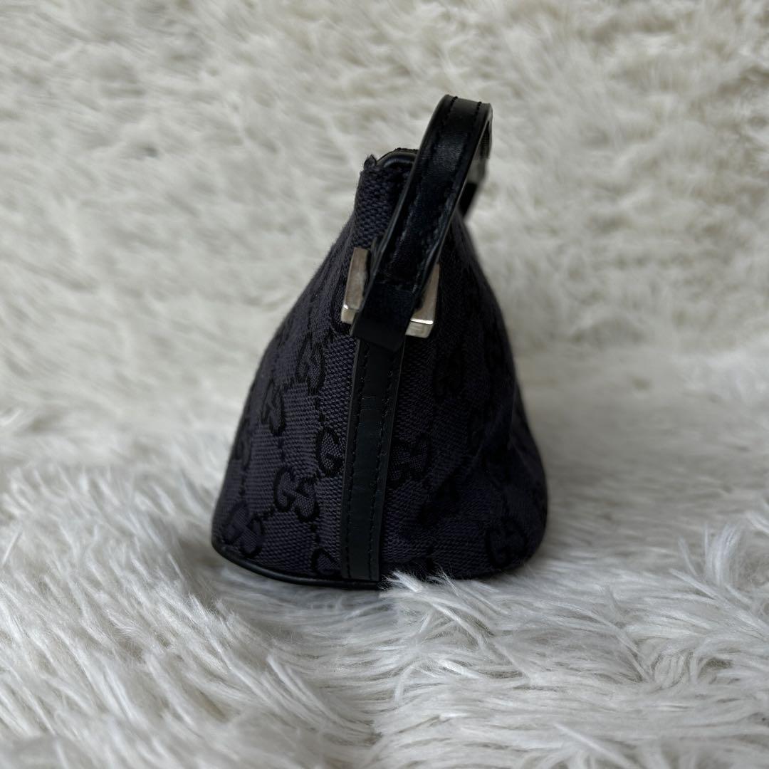 ◎美品◎GUCCI GGキャンバス アクセポーチ ブラック