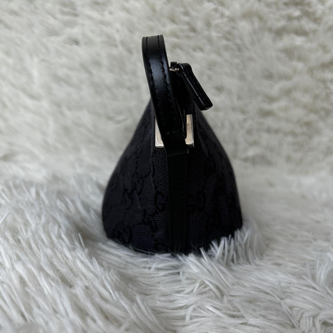 ◎美品◎GUCCI GGキャンバス アクセポーチ ブラック