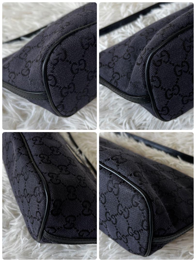 ◎美品◎GUCCI GGキャンバス アクセポーチ ブラック