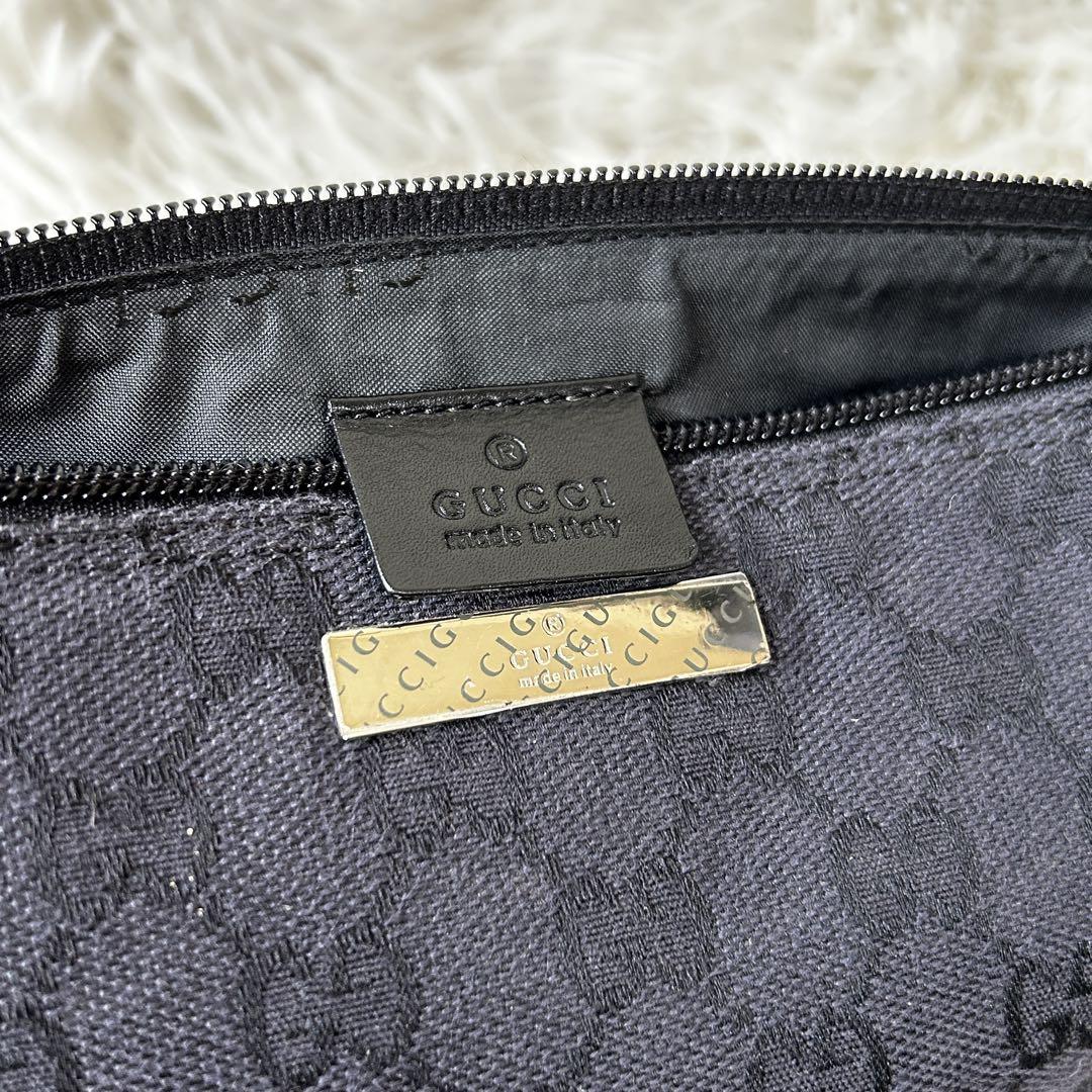 ◎美品◎GUCCI GGキャンバス アクセポーチ ブラック