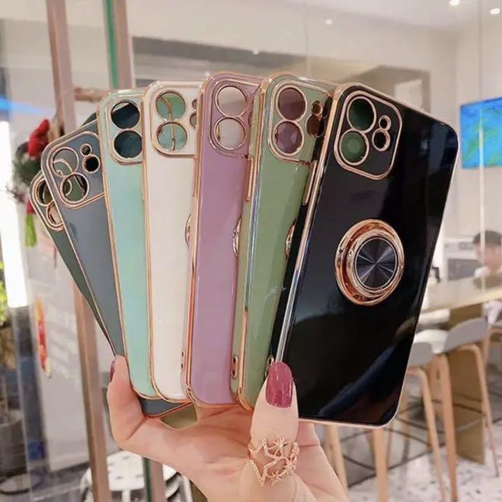安心 匿名発送 リング付き 持ちやすいiphoneケース メルカリ
