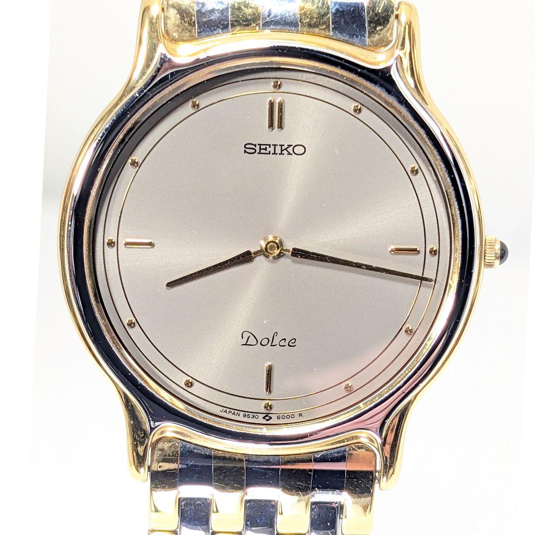 SEIKO DOLCE メンズ 電池交換済み可動品 L-82 美品！