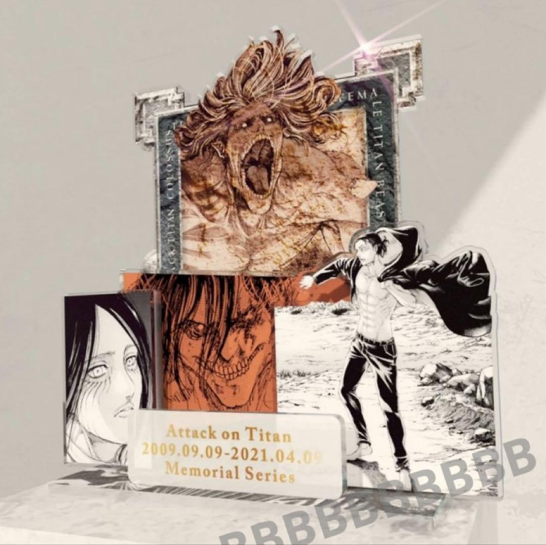 進撃の巨人　エレン　九つの巨人　ジオラマ　アクリルスタンド　Anique Anique Shop JAPAN
