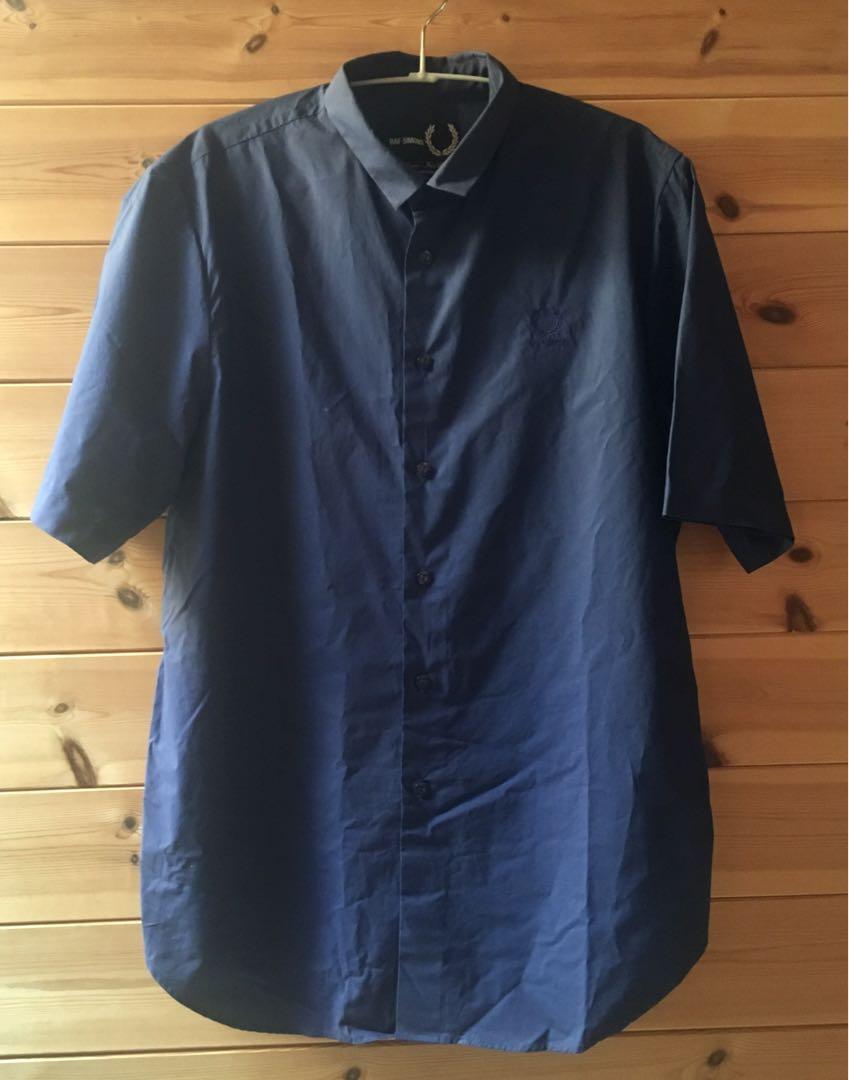RAF SIMONS ラフシモンズ フレッドペリー コラボ 半袖シャツ L