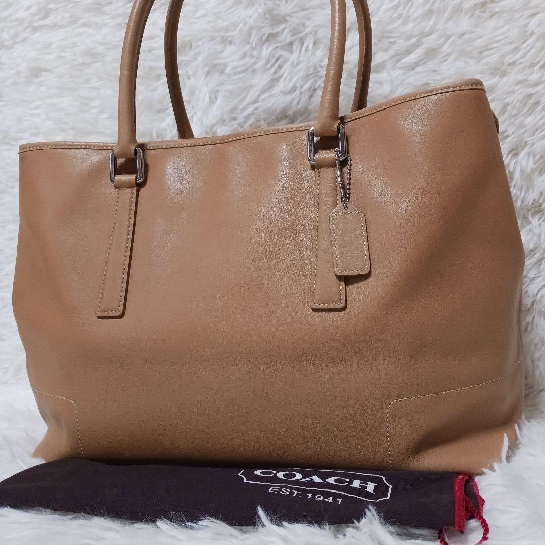 COACH オールドコーチ トートバッグ オールレザー 7757 - メルカリ