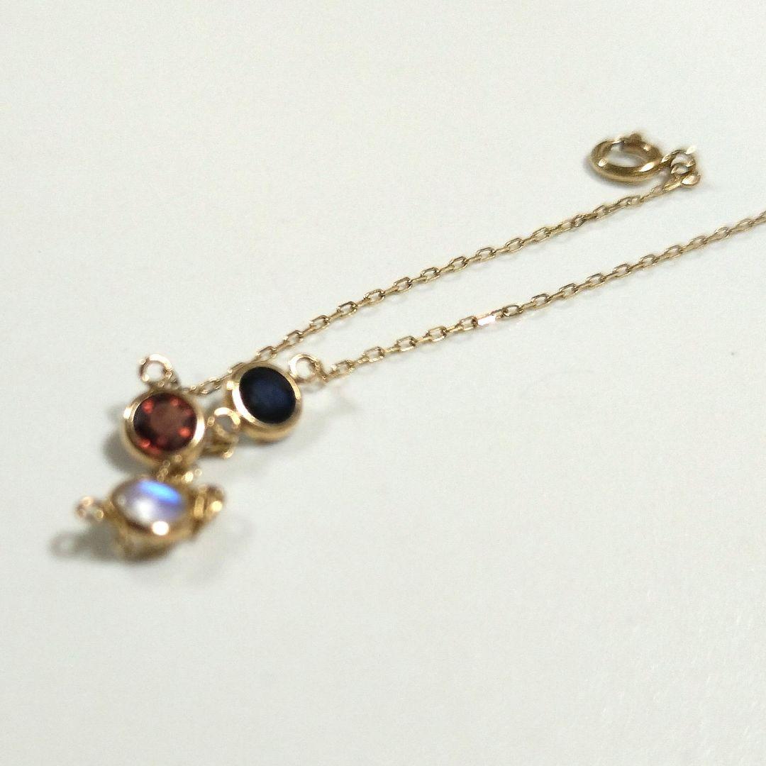 cuicui　K10　ブレスレット　サファイア　ガーネット　エキゾチック