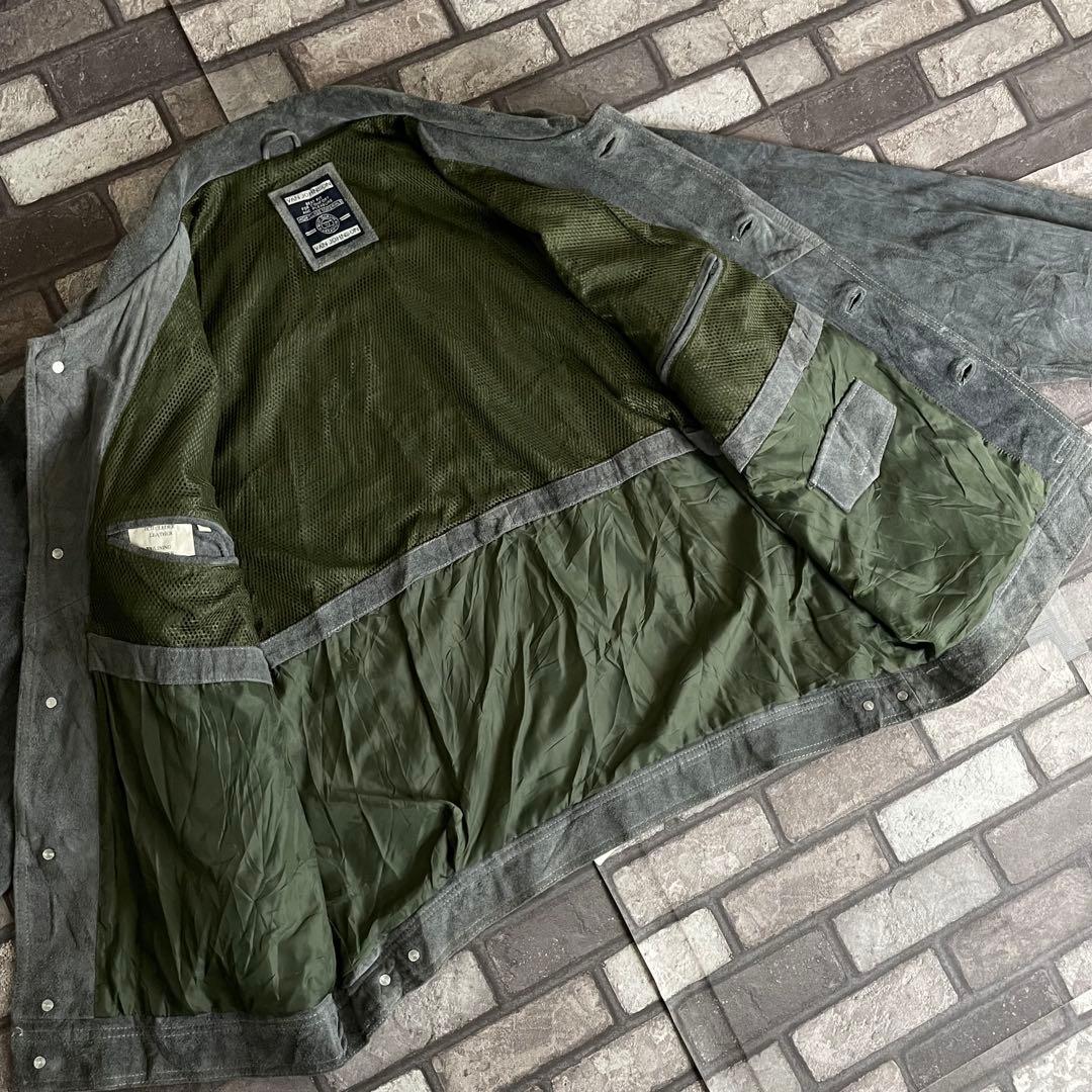 euro vintage suède leather tracker gray euro vintage suède leather tracker gray