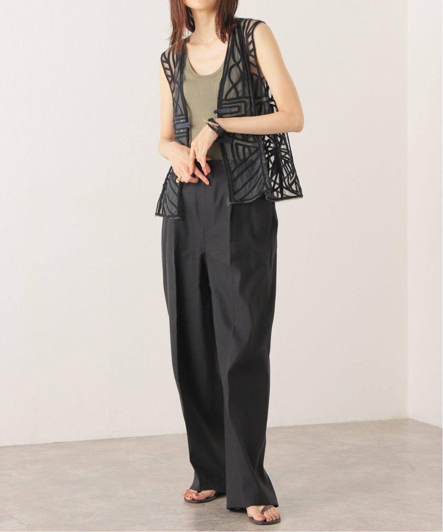 FRAMeWORK チュール刺繍VEST
