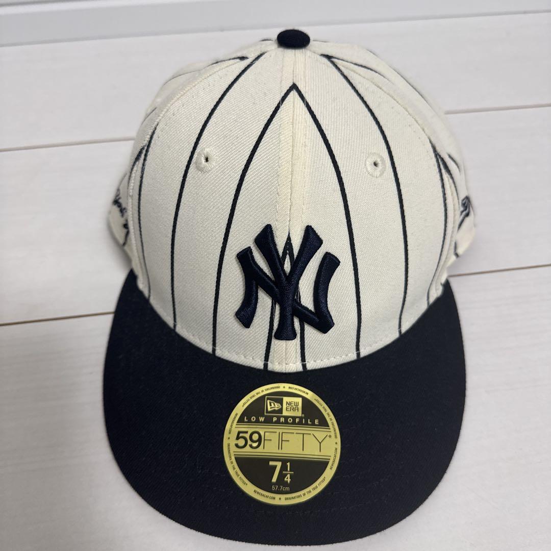 NEW ERA 59FIFTY くっきー ！ ボールフィンガーロゴ RC 59FIFTY くっきー！ COOKIE！ ボールフィンガーロゴ ネイビー