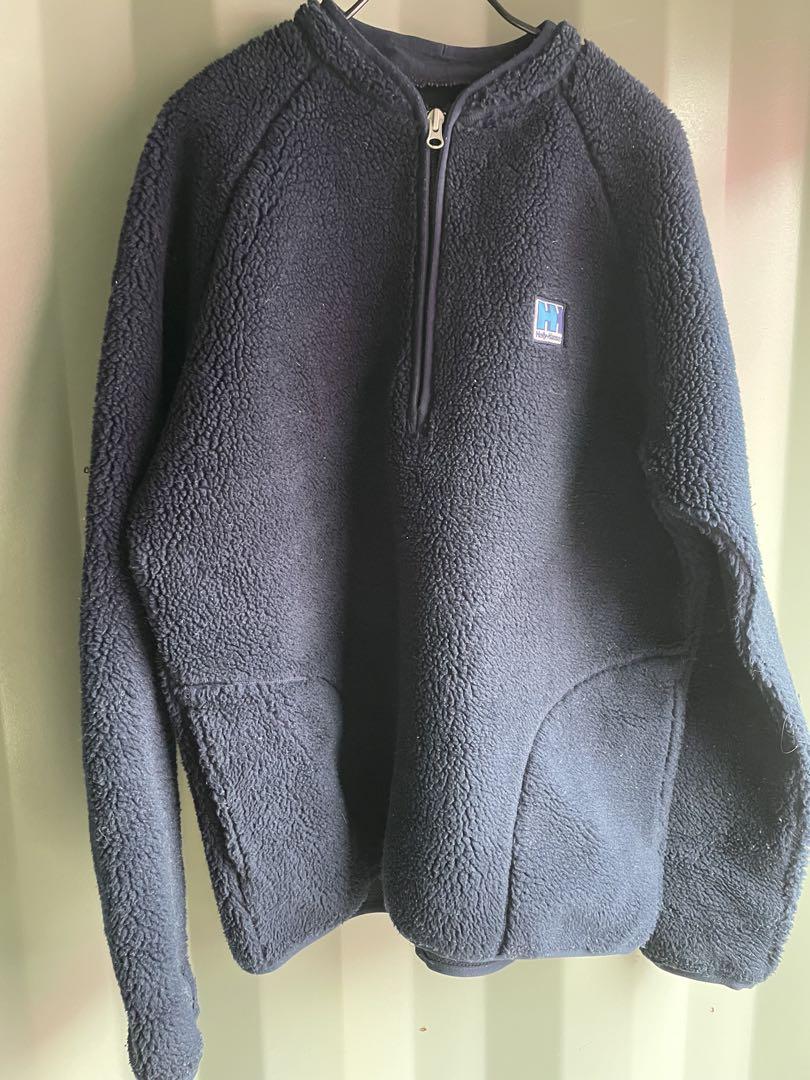 ヘリーハンセン ハーフジップフリース ネイビー XL
