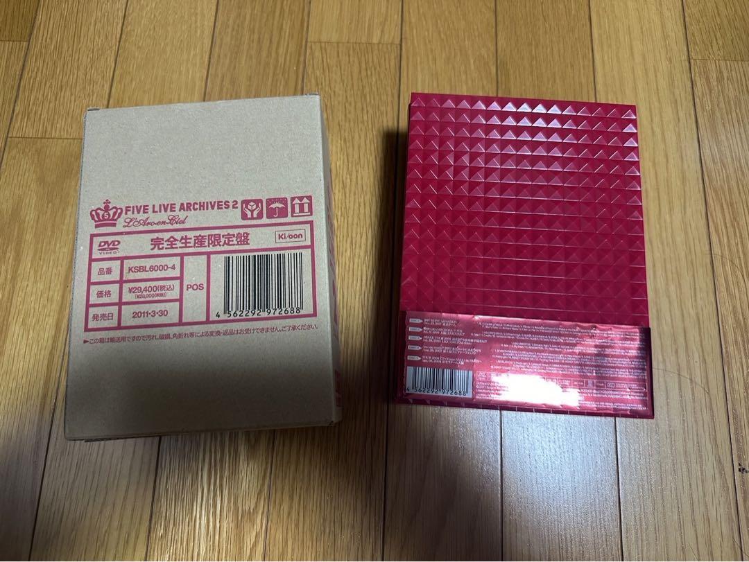 L'Arc〜en〜Ciel FIVE LIVE ARCHIVES2 DVD