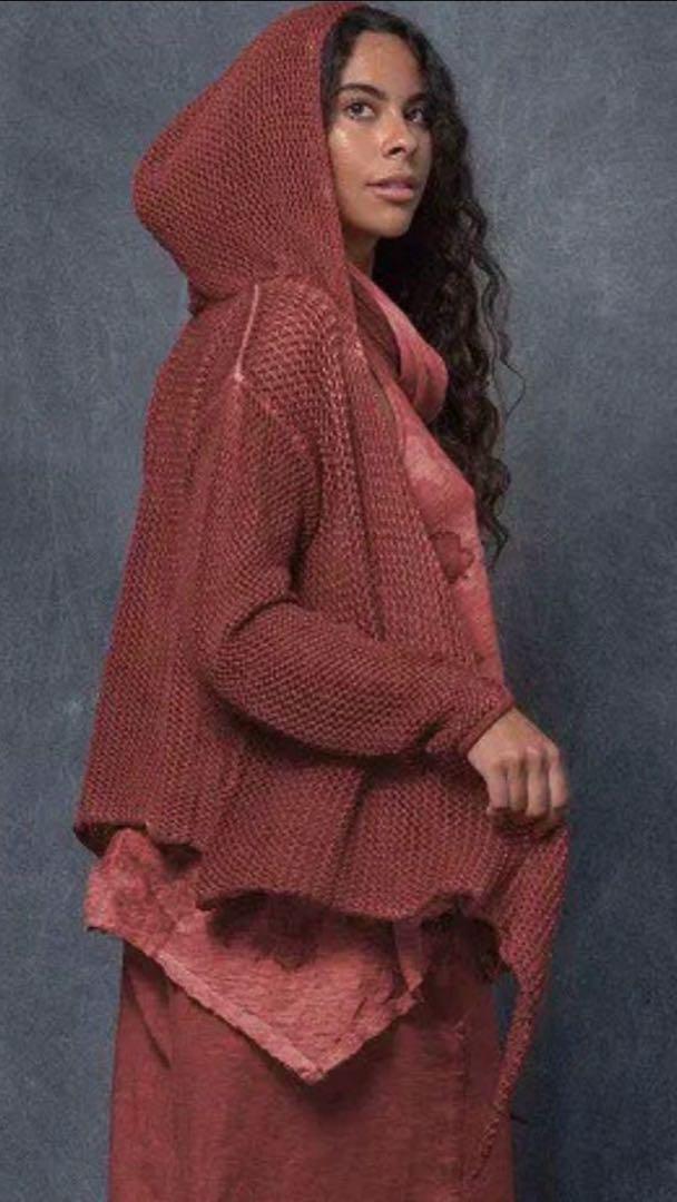 SALSATION Knitwear Hoodie Blouse サルセーション