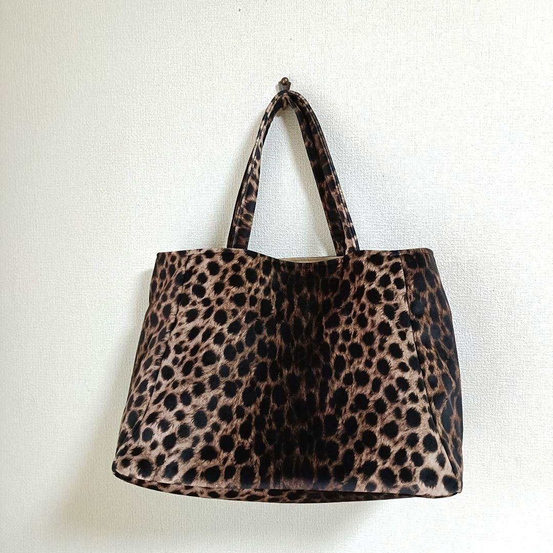 BAZAR ATELIER SABLONアパルトモン購入 レオパードトートバッグ
