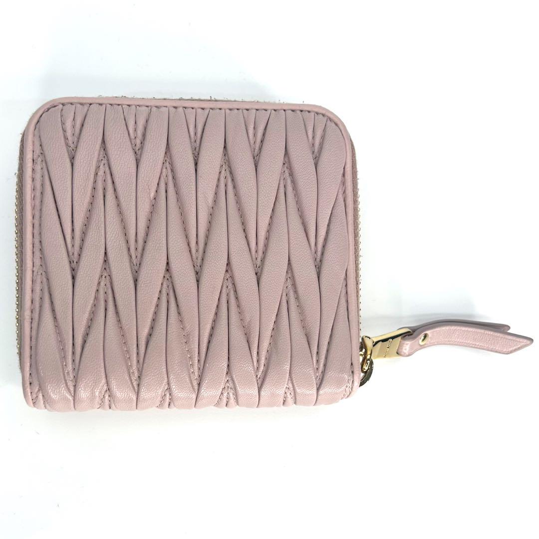 全品送料0円 ❤︎プロフ必読様専用】miumiu マトラッセ ラウンドジップ 2 小物