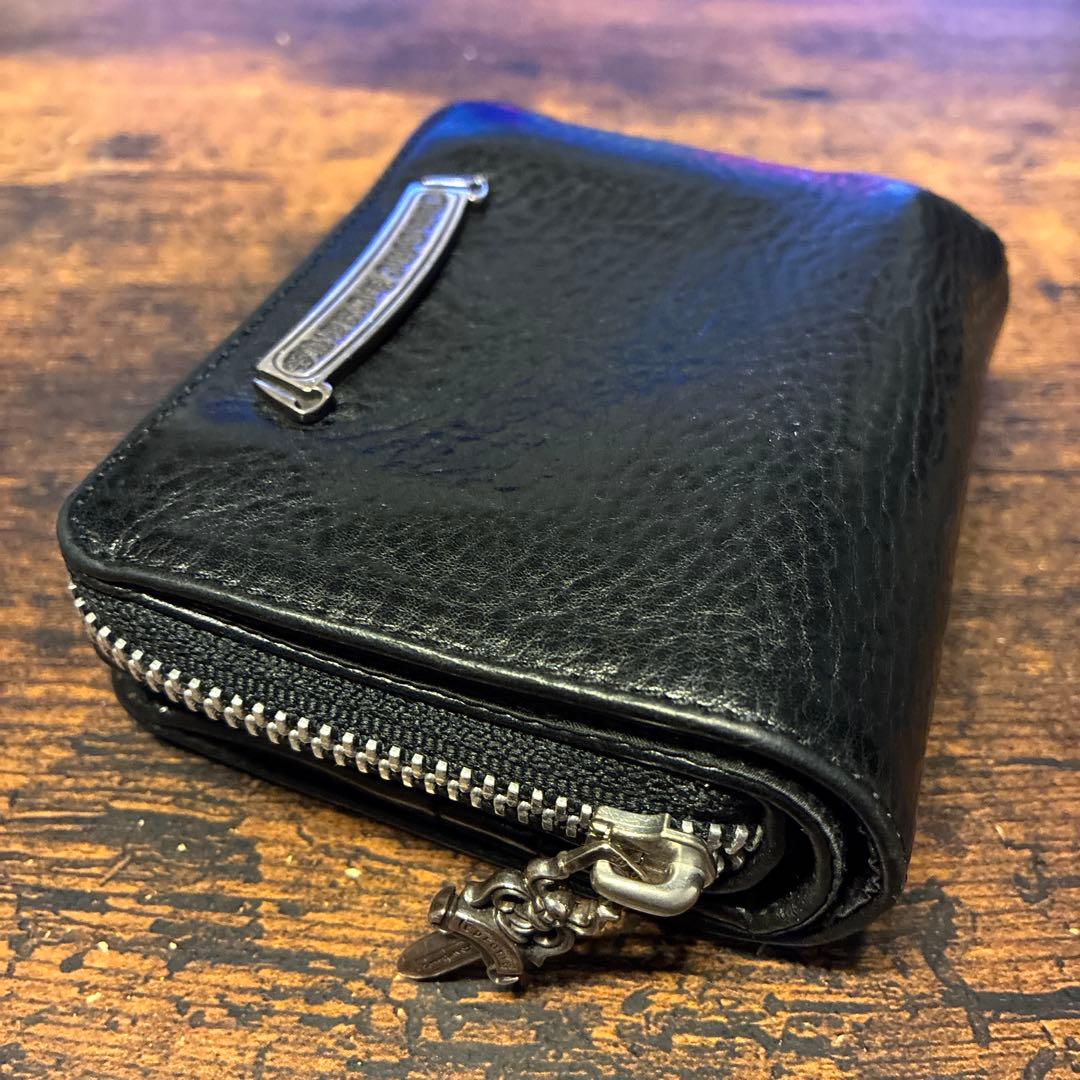 『美品』クロムハーツSQ ZIP BILL スクエアジップビル レザー財布 『美品』クロムハーツSQ ZIP BILL スクエアジップビル レザー財布