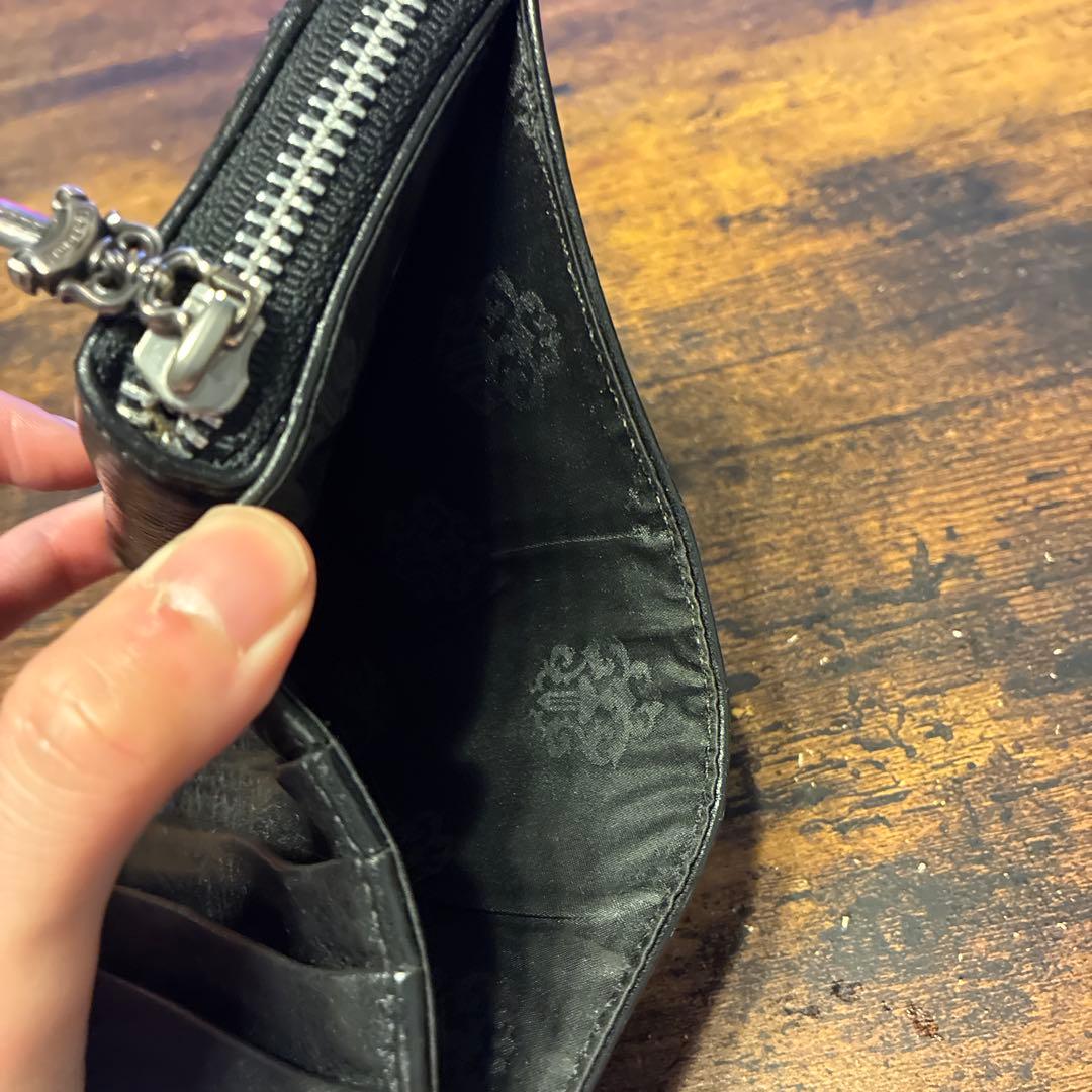 『美品』クロムハーツSQ ZIP BILL スクエアジップビル レザー財布 『美品』クロムハーツSQ ZIP BILL スクエアジップビル レザー財布