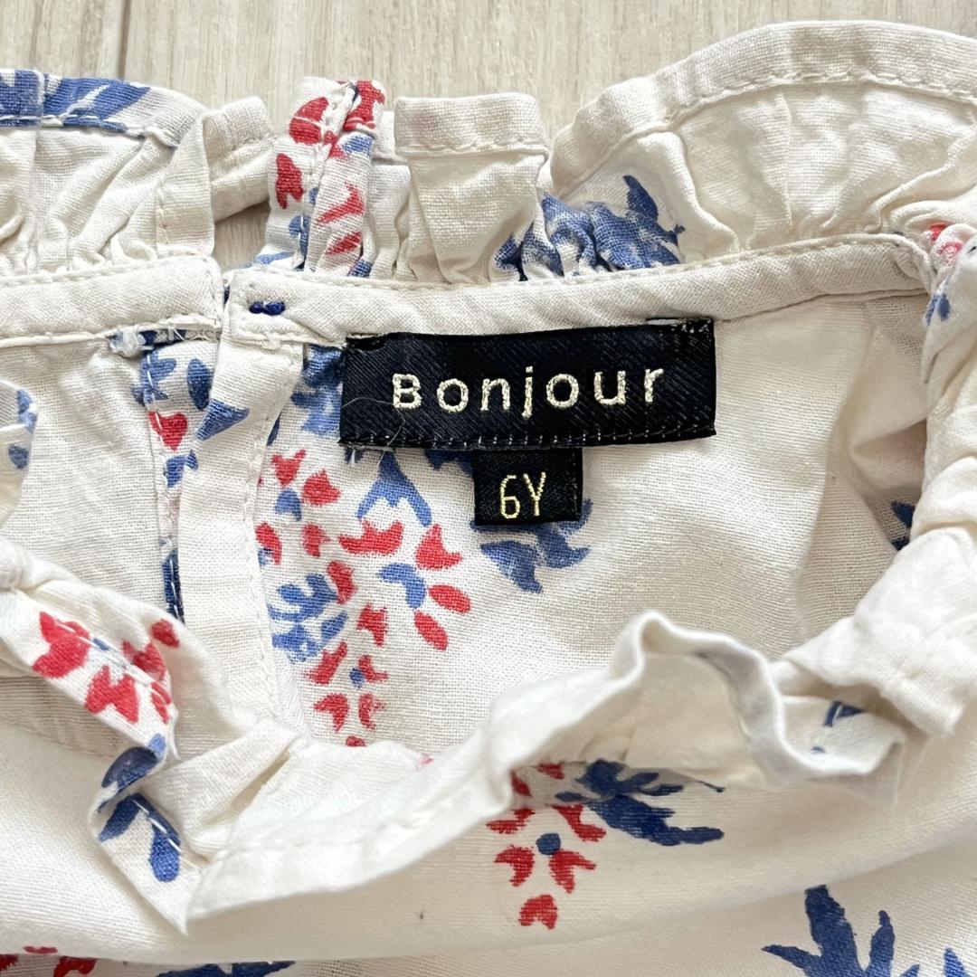 Bonjour Diary ブラウス　6y Bonjour Diary / スモッキングブラウス / 6y（bonjour diary