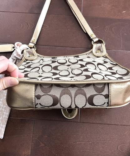 COACH シグネチャー ショルダーバッグ MQGzF-m17701447593 ターンロック 好評超激得