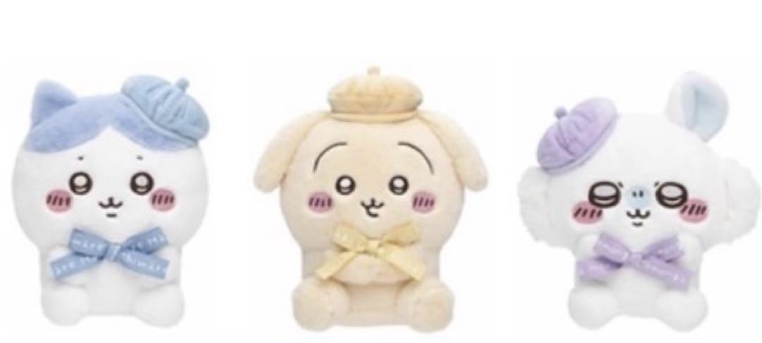 ちいかわ 東京みやげ お座りぬいぐるみ ハチワレ うさぎ モモンガ