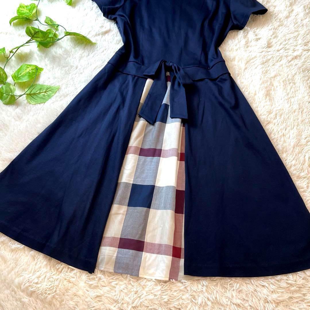 お洒落☆ブルーレーベルクレストブリッジ ワンピース 38 M