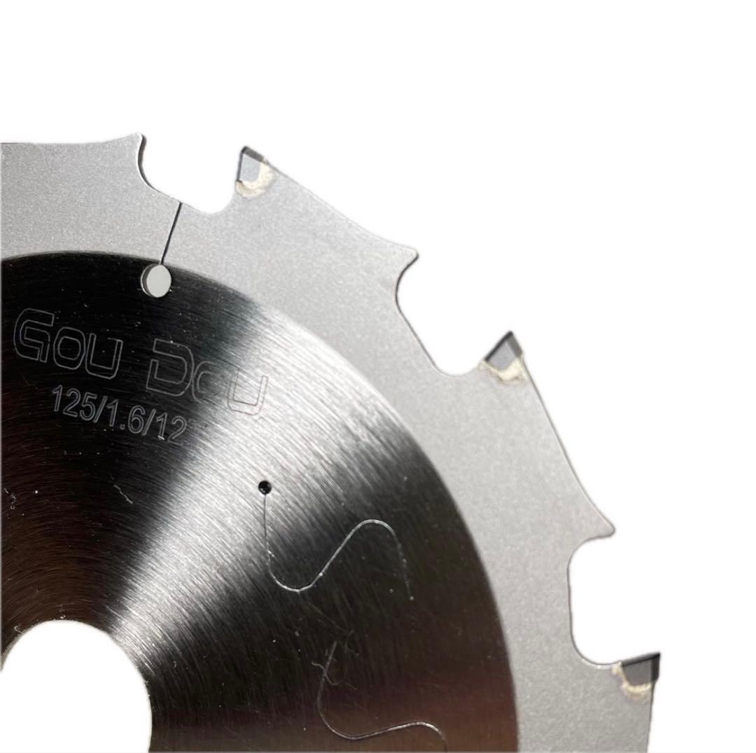 GouDouオールダイヤチップソー125|1.6|12pサイディング用3枚新品、♥