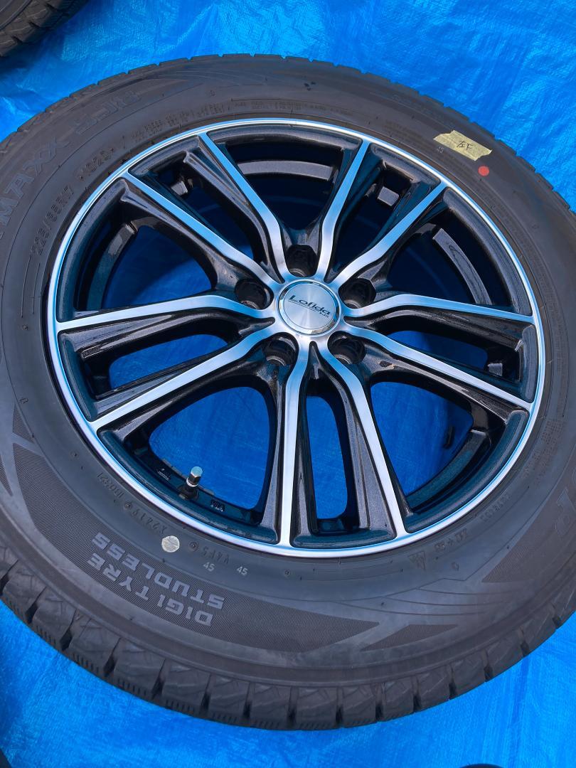 【中古】スタッドレスタイヤ•ホイールセット4本セット 225/65R17