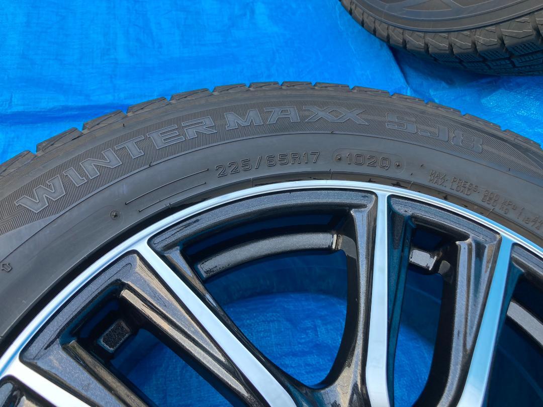 【中古】スタッドレスタイヤ•ホイールセット4本セット 225/65R17