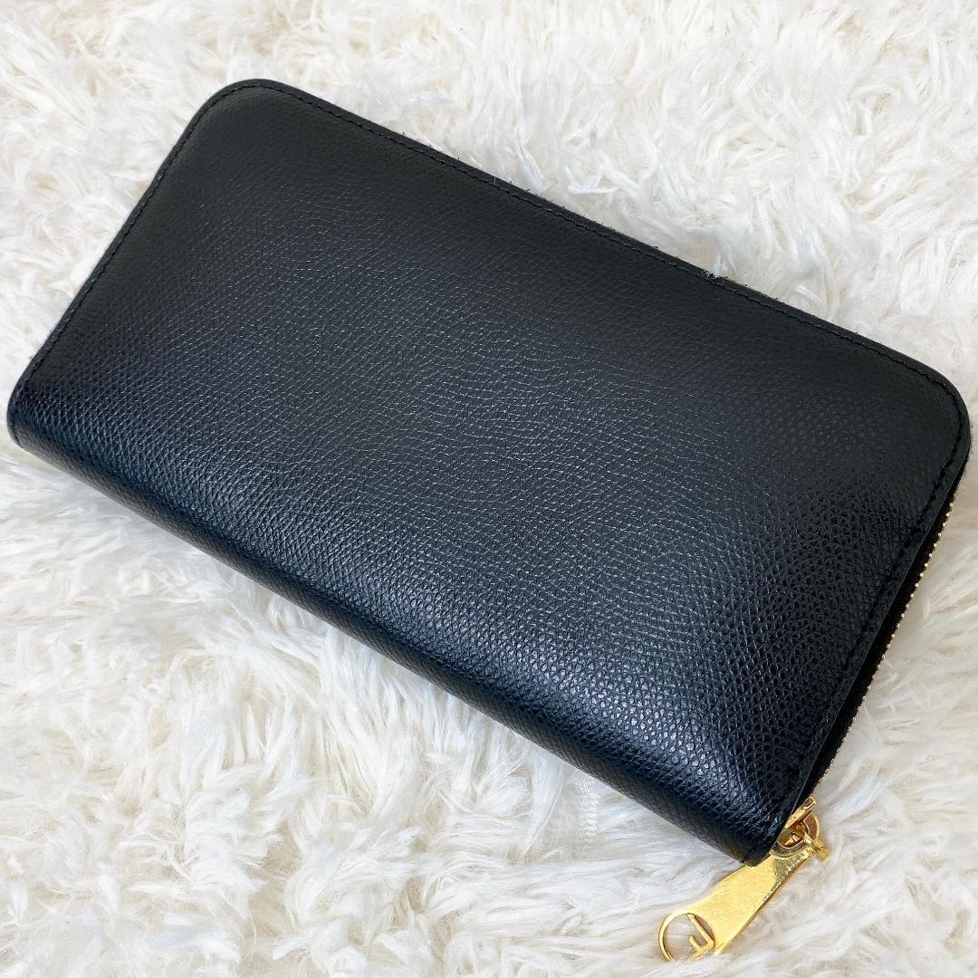 美品 FENDI フェンディ エフイズ ラウンドファスナー 長財布 レザー 美品 FENDI フェンディ エフイズ ラウンドファスナー 長財布 レザー
