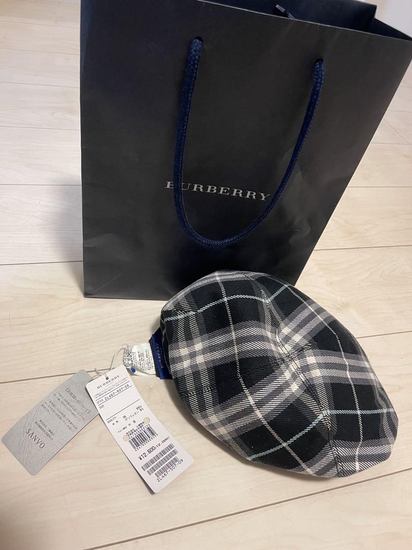 BURBERRY チェック柄 ベレー帽