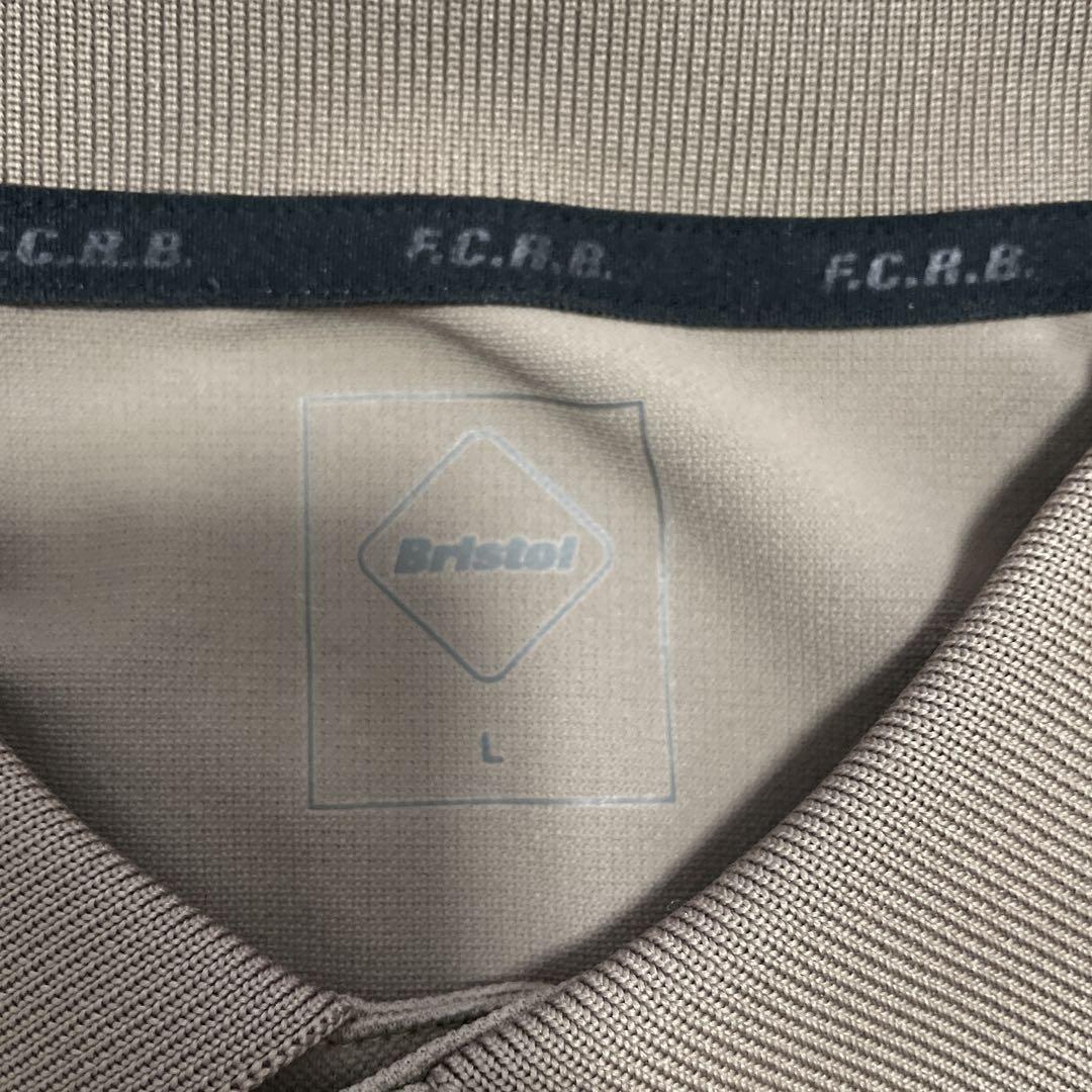 【24ss】F.C.Real Bristol EMBLEM POLO ベージュ