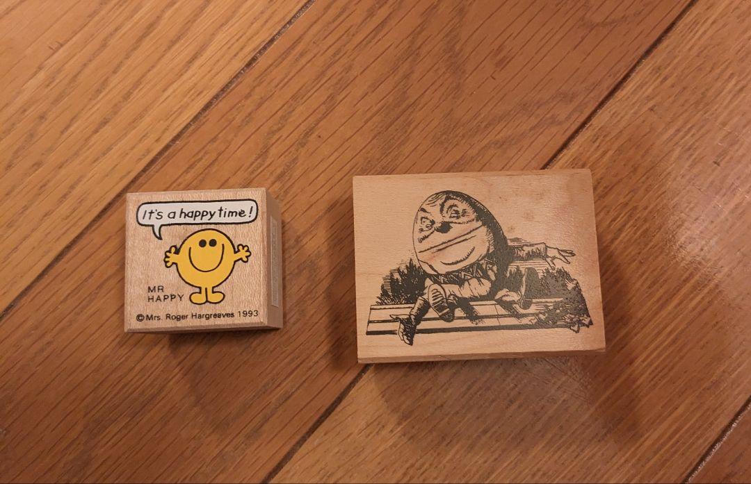 ハンプティダンプティミスターハッピーラバースタンプスタンプレトロレア