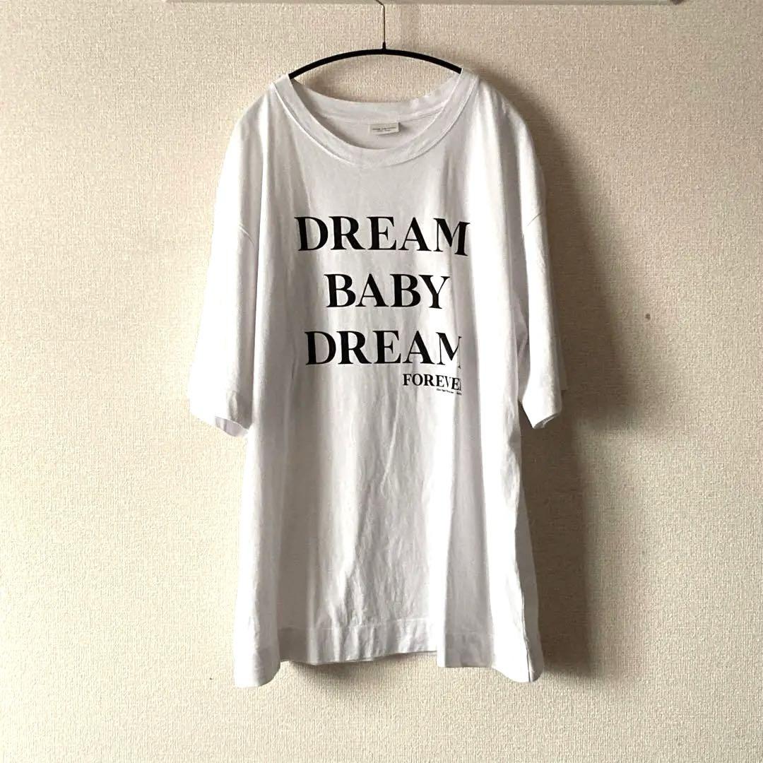 美品 22aw DVN ドリスヴァンノッテン プリントT XL ホワイト