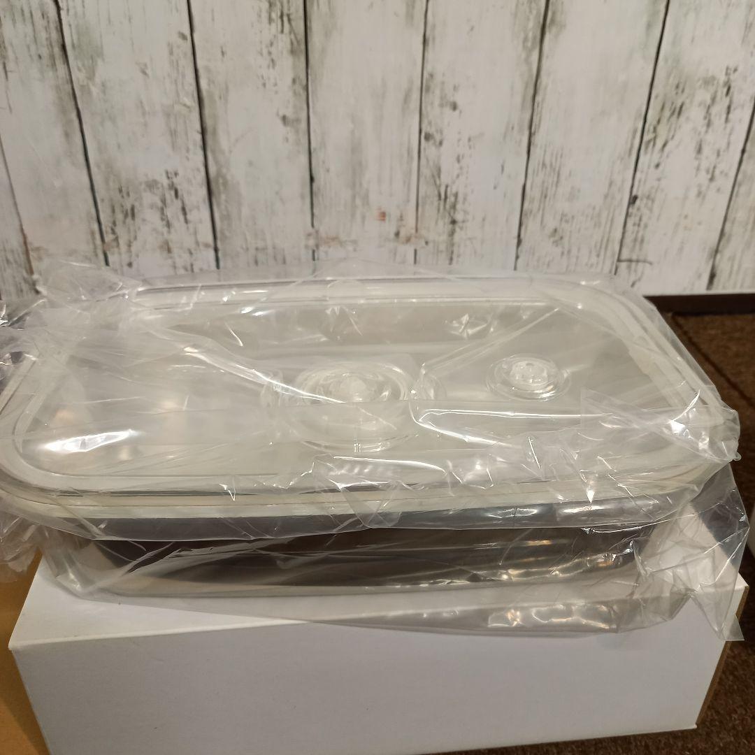 [新品未使用]アサヒ軽金属 ステンレス製真空フレッシュボックス S・M・L