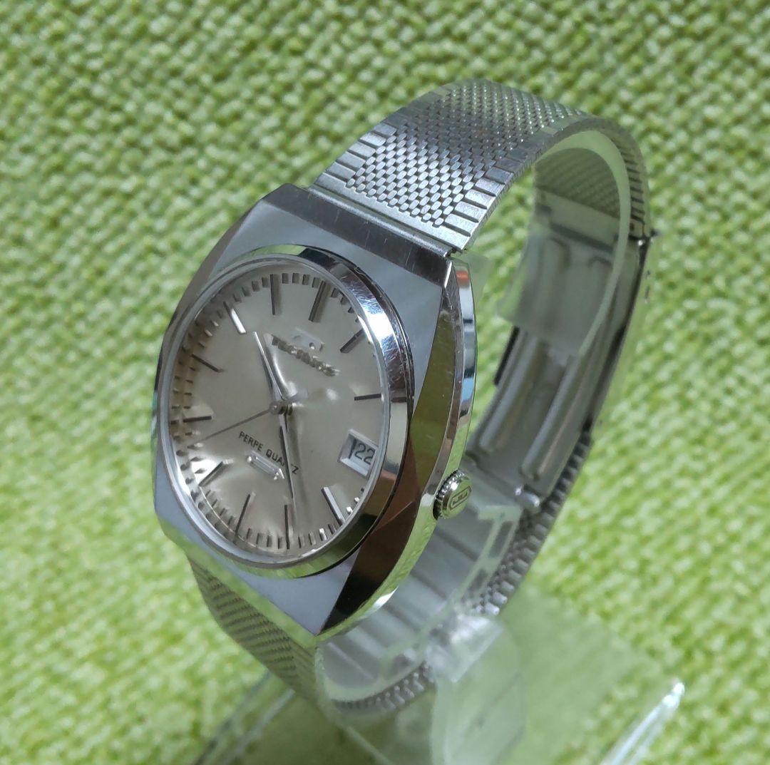 【稼動品レア】TECHNOS PERPE QUARTZ　メンズ腕時計　クォーツ