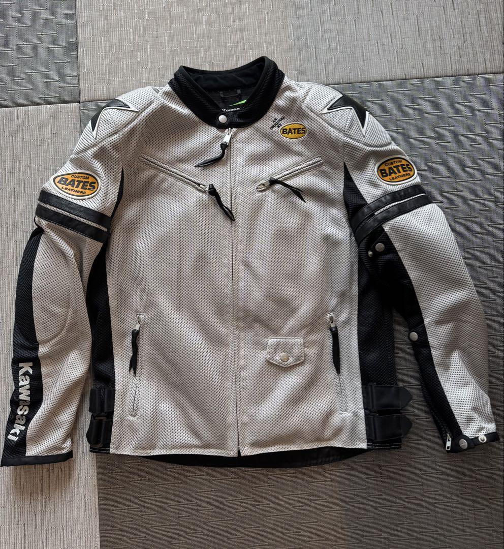 Kawasaki BATES メッシュジャケット グレー・ブラック