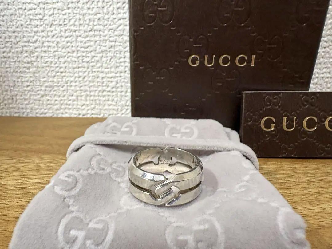 GUCCI グッチ シルバー ノット リング 20号