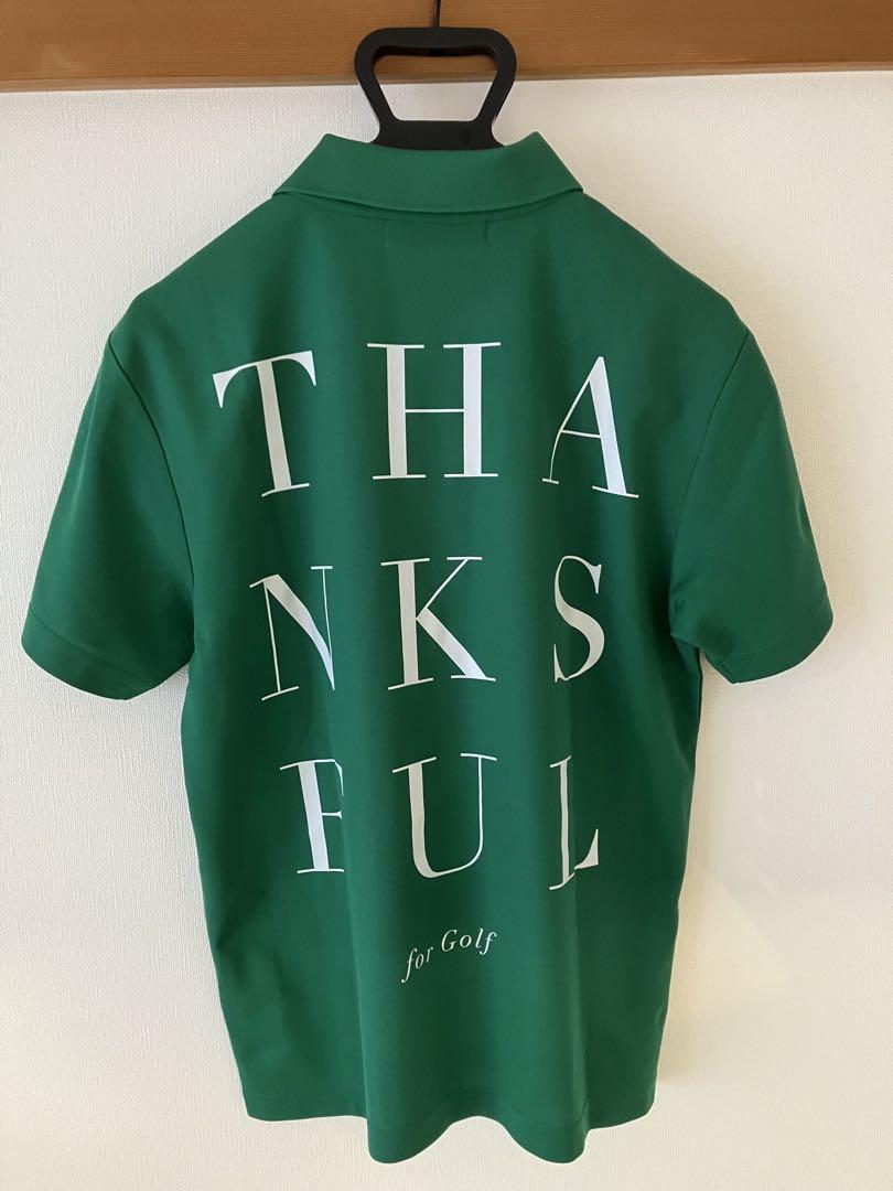 TANGRAM ポロシャツ S 緑 THANKFUL for Golf