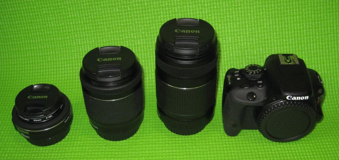 CANON EOS Kiss X7 ダブルズーム＋単焦点