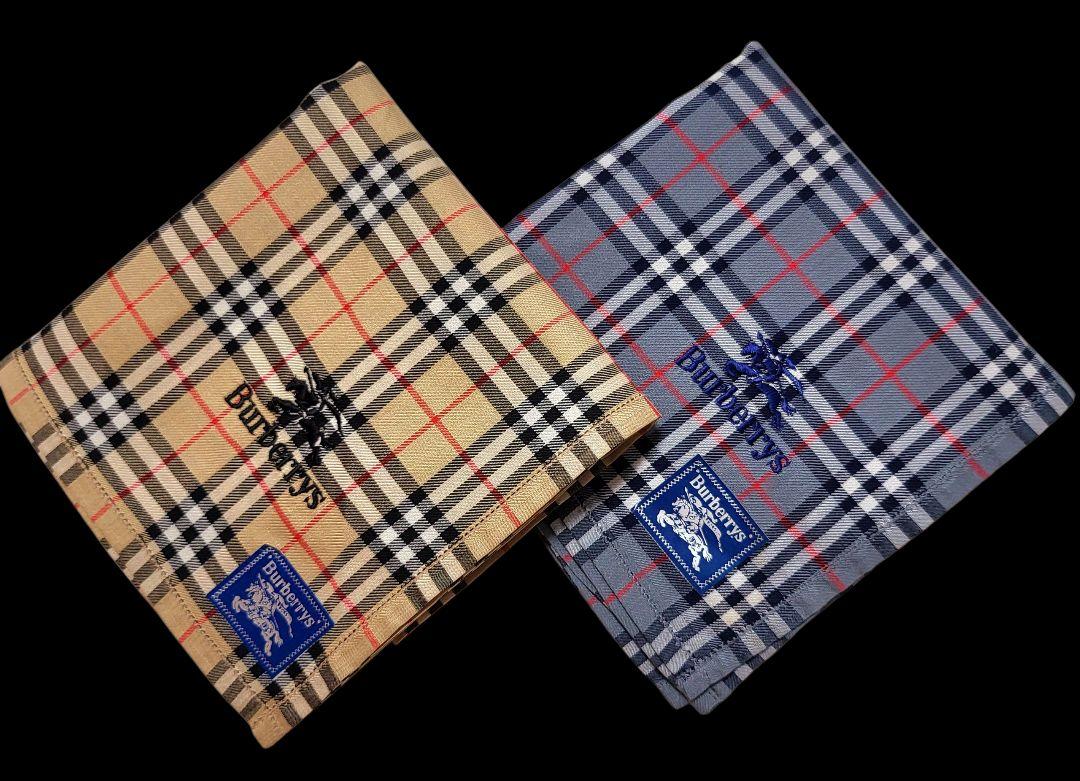 【新品・未使用】BURBERRY'S バーバリー ハンカチセット 新品、未使用、バーバリーハンカチセット2枚 - メルカリ