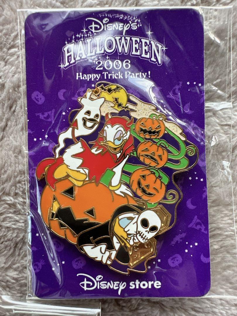 ディズニーストア ハロウィン2006 ピンバッジ3点セット