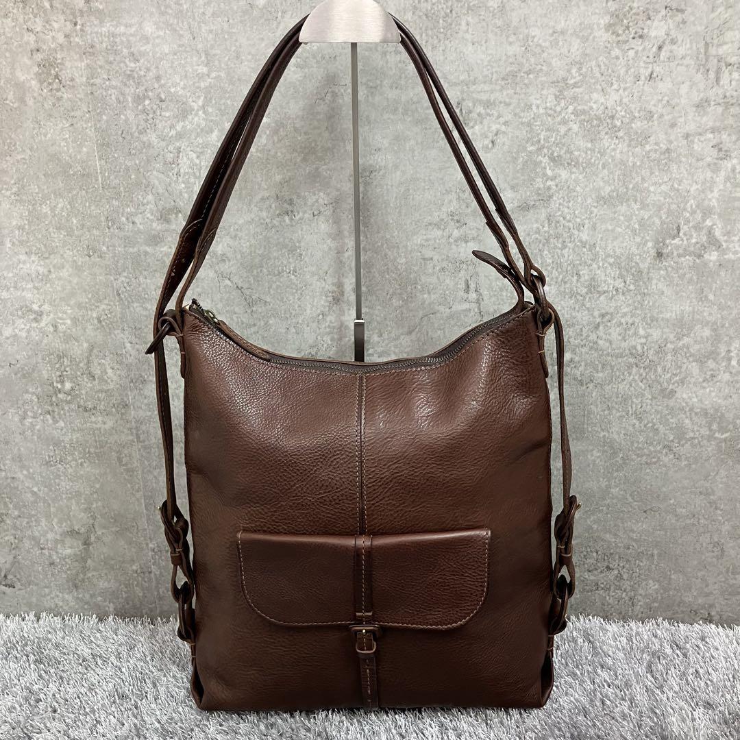 genten ゲンテン 2WAY リュック トートバッグ 本革