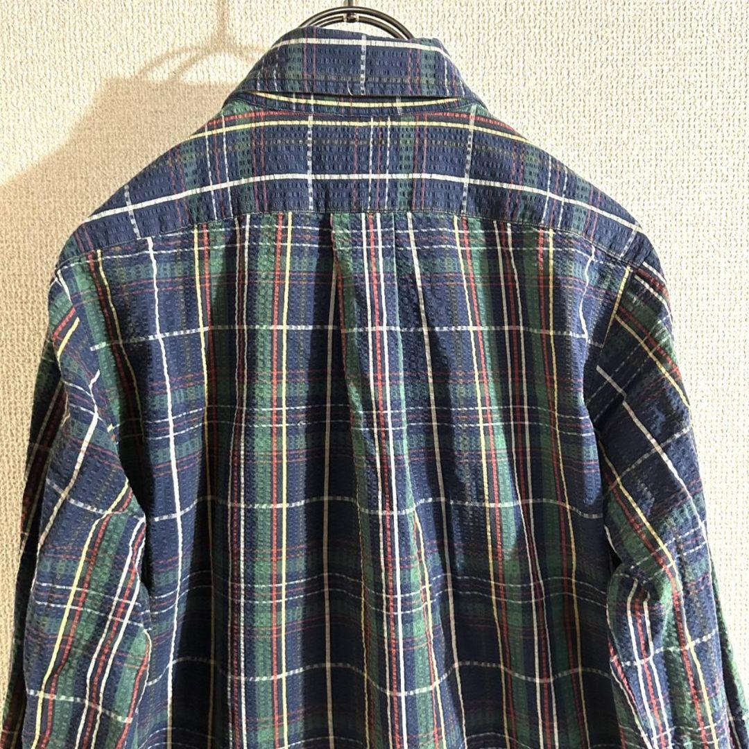 90s ラルフローレン チュニック シアサッカー シャツ ワンピース