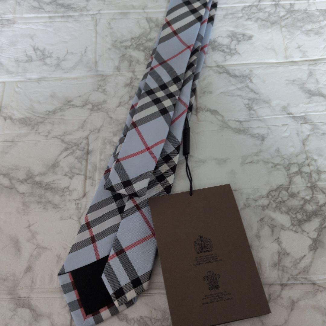 新品タグ付き】BURBERRY ネクタイ チェック シルク - メルカリ