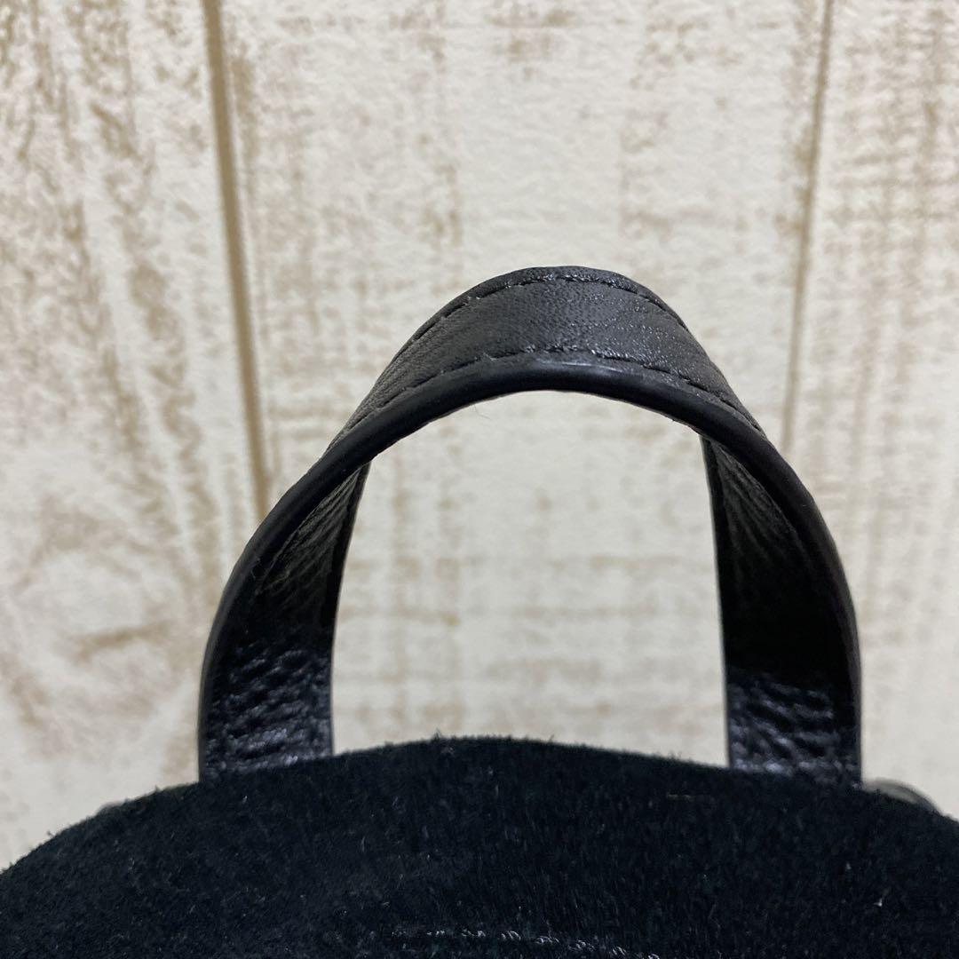 UGG アグ リュックサック 黒色 ブラック ミニバックパック ボア
