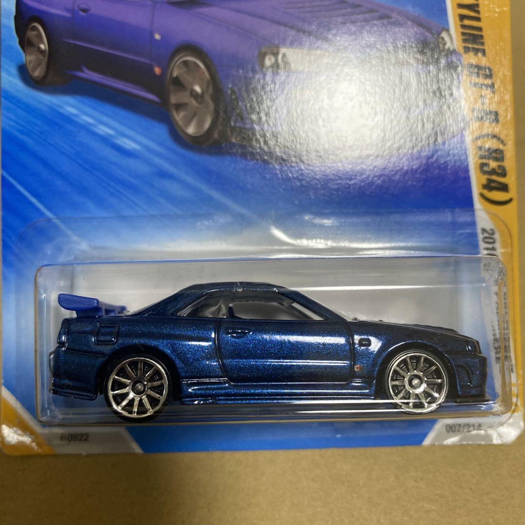 ミニカー Hot Wheels Nissan Skyline GT-R (R34)