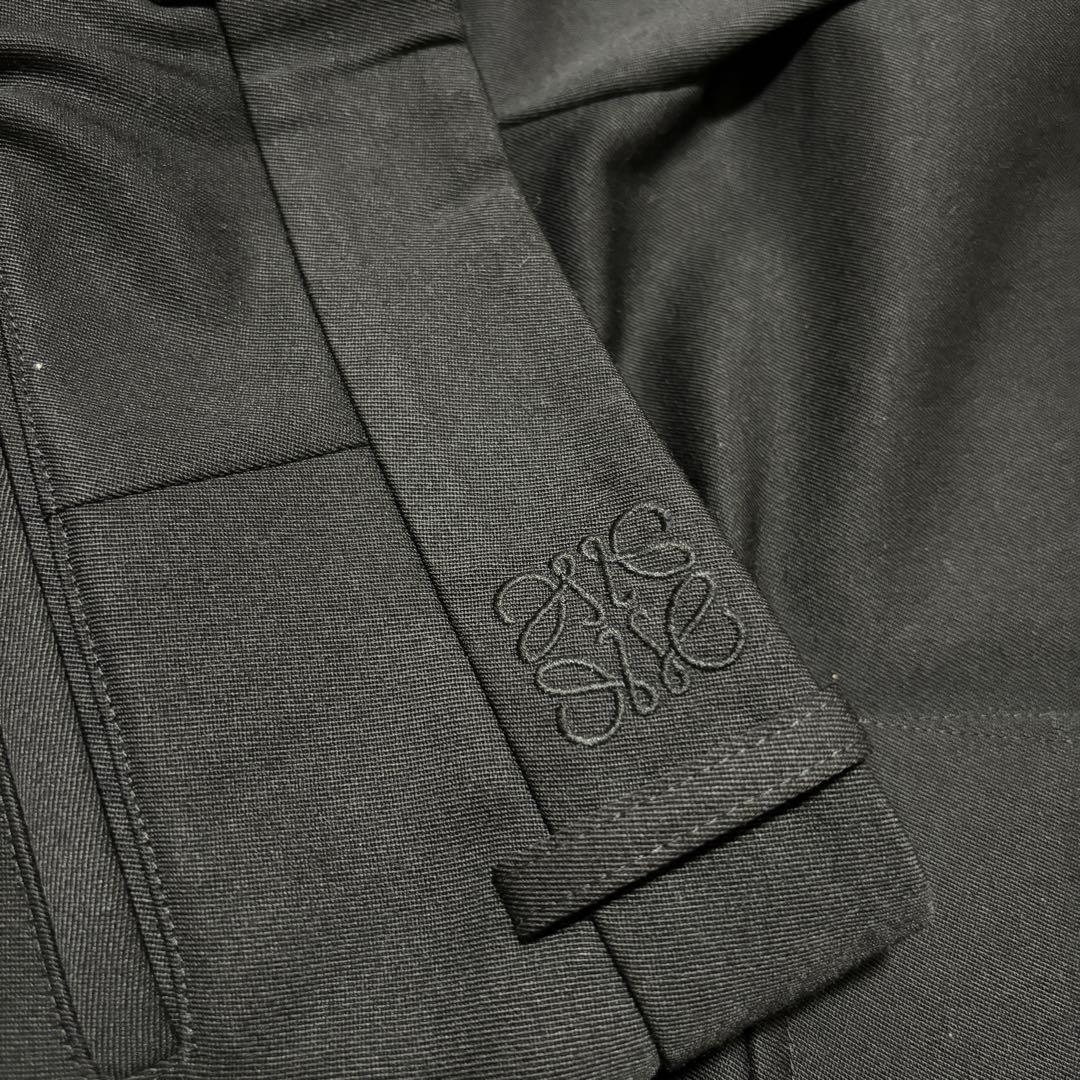 極美品✨現行 LOEWE ロエベ カーゴパンツ　ジップ切り替え　ブラック　46