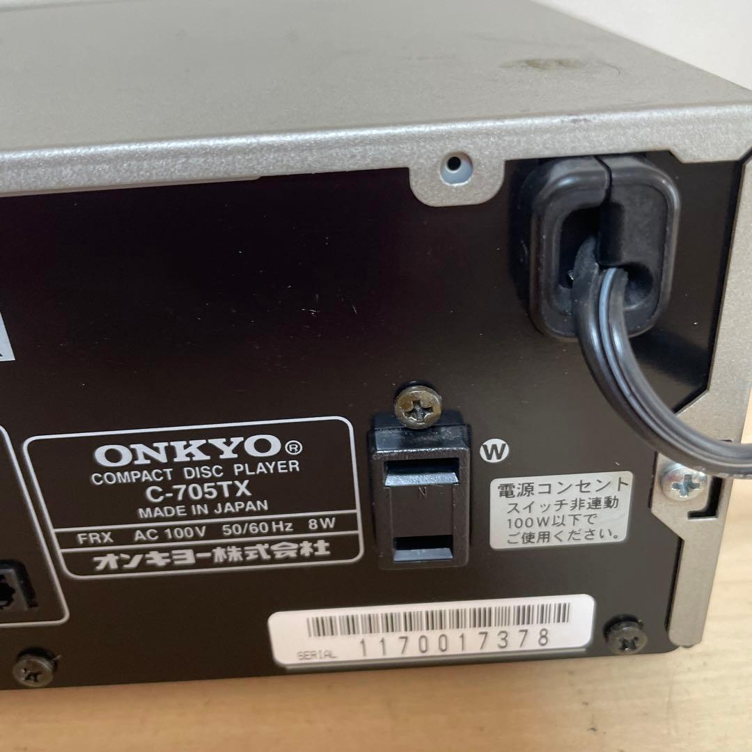 ONKYO C-705TX コンパクトディスクプレーヤー